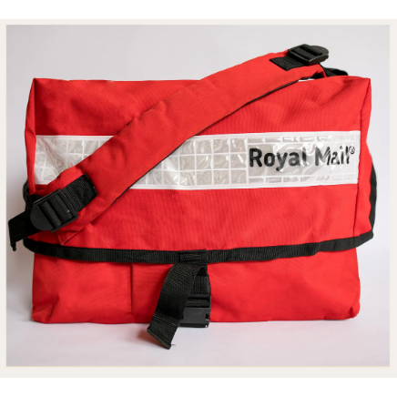 二手品 Royal Mail 英國皇家郵政背包 跨包 郵差包 Michael Linnell Vintage 單速車-細節圖7