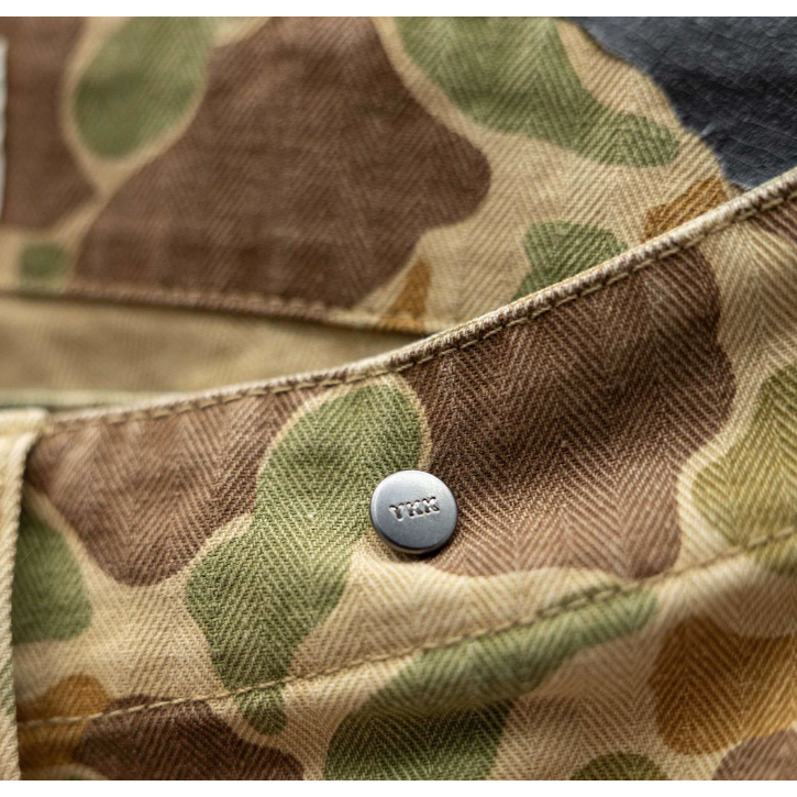 特殊復刻 獵鴨迷彩USMC HBT P44 大口袋 魚骨紋軍褲 Duck Hunter Camouflage-細節圖11