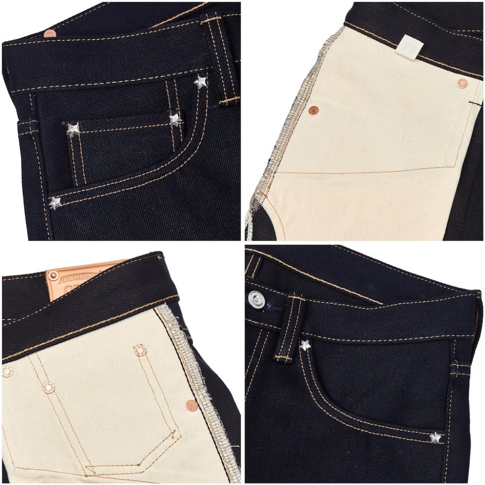 神仙打架 25oz OneToOne Vintage Denim XX TYPE 55 66 4MM 超厚義大利皮牌 單-細節圖4