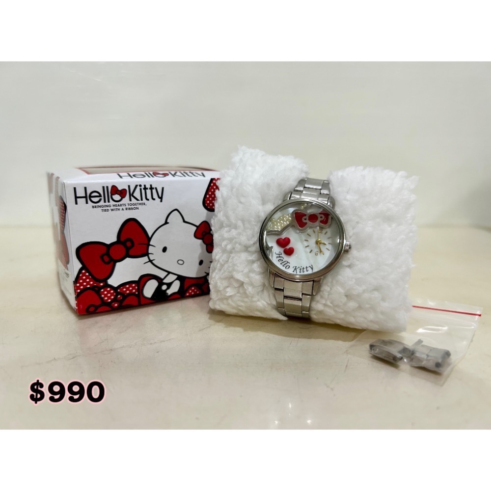 Hello Kitty 正版商品：後背包/手錶/擺飾/木梳/櫛梳/鑰匙圈/玻璃杯/鐵盒/收納盒/布偶/娃娃-規格圖9