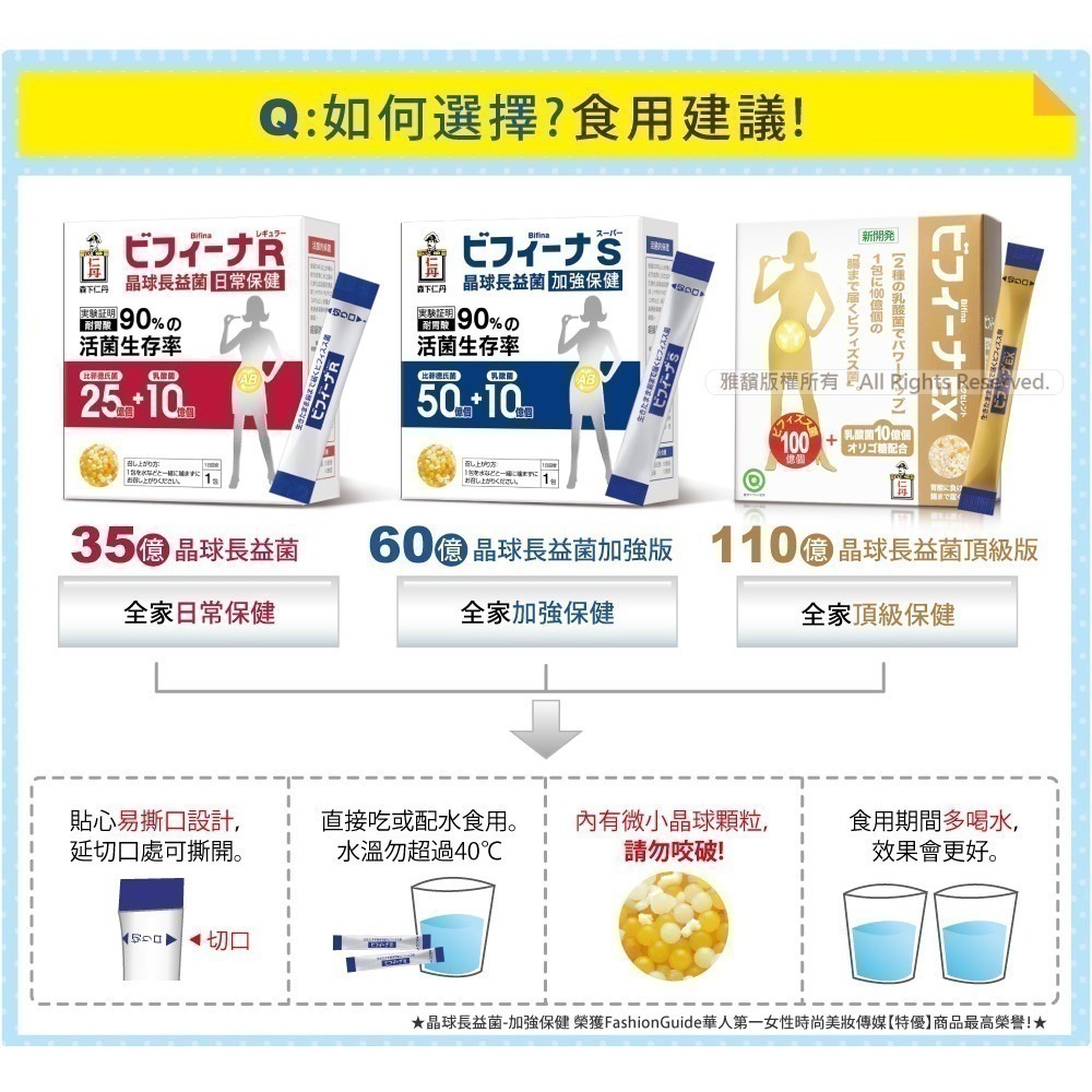 森下仁丹益生菌｜50+10晶球長益菌-加強保健(14條/盒)-細節圖8