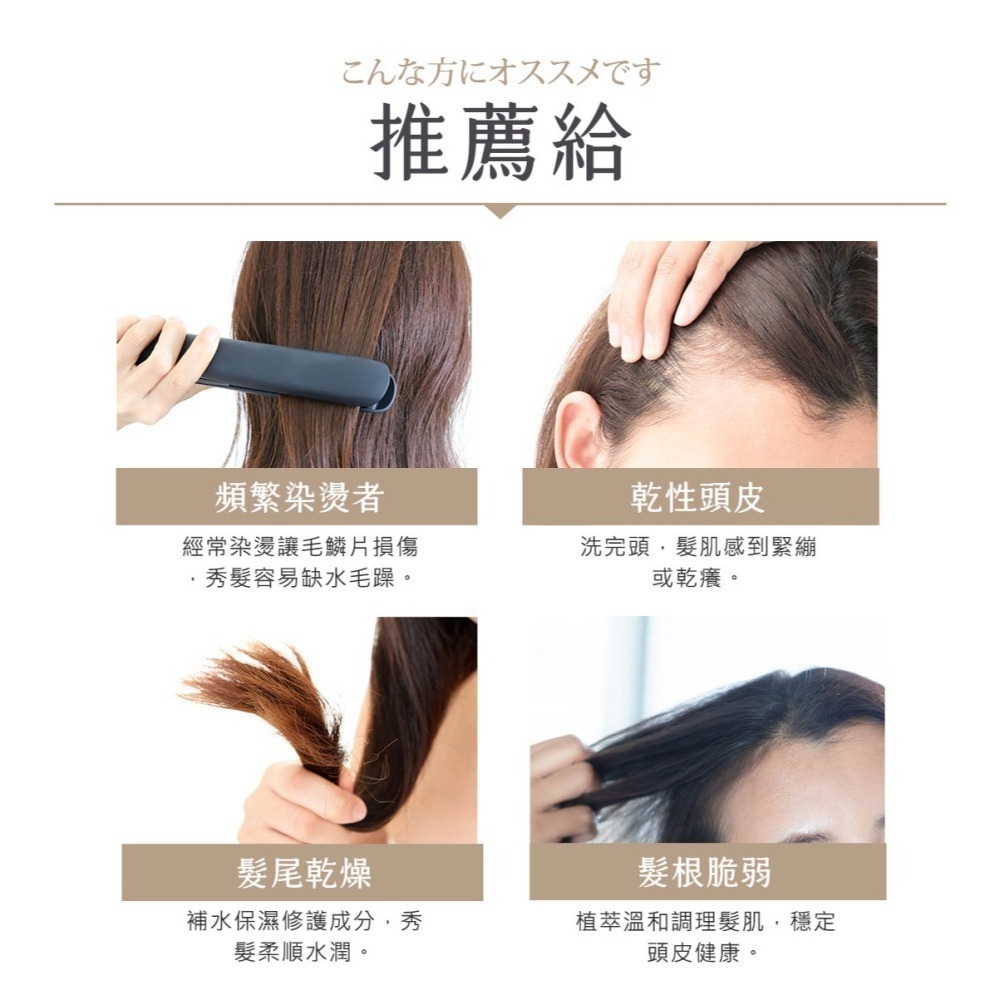 黑淬絲│水潤輕感髮肌護髮素(清新含羞草)320ml/瓶 頭皮可用 所有髮質適用(效期2026.11.22)-細節圖8