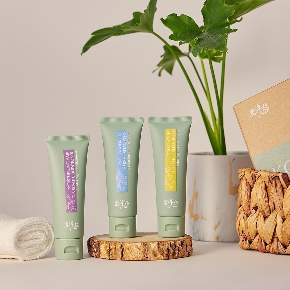 黑淬絲｜洗護禮盒50mlx3瓶(任選) 扁塌細軟髮.染燙髮.淨化飛屑.乾癢.頭皮護髮素-細節圖3