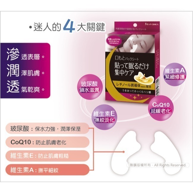 (免運)森下仁丹｜整晚貼眼膜/微笑無痕膜 任選(5對X2盒)-細節圖9