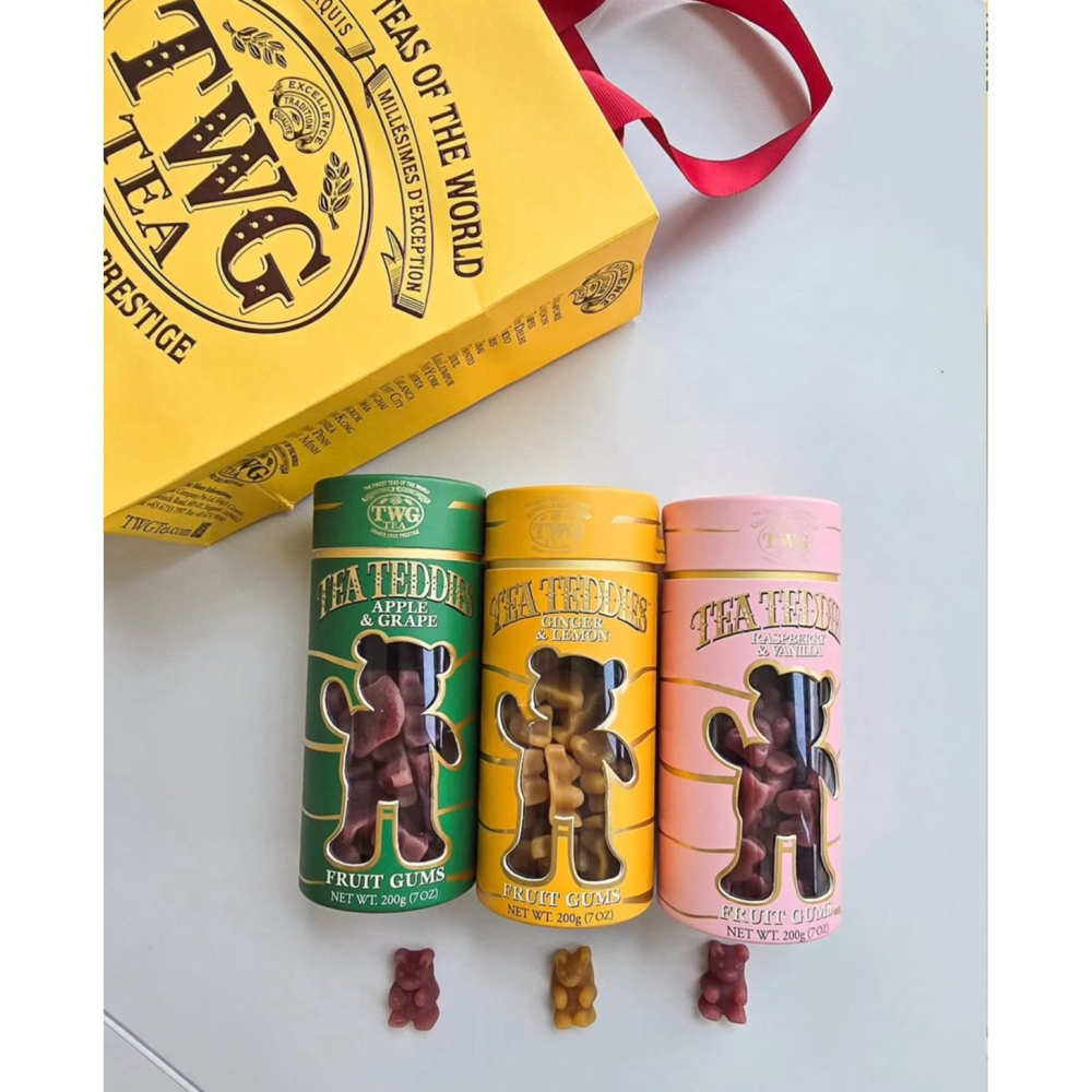 【台灣現貨 限量特價】超夯TWG茶香泰迪 tea teddies 聖誕跨年狂歡派對周年慶送禮禮物 非唐寧茶 小熊軟糖-細節圖3