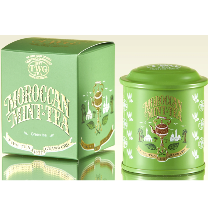 【時尚送禮】TWG Tea鮮彩迷你茶罐 年中狂歡慶禮物送禮 非唐寧茶 頂級茶葉 值得珍藏袖珍 台灣正貨 法式 銀月綠茶-細節圖6