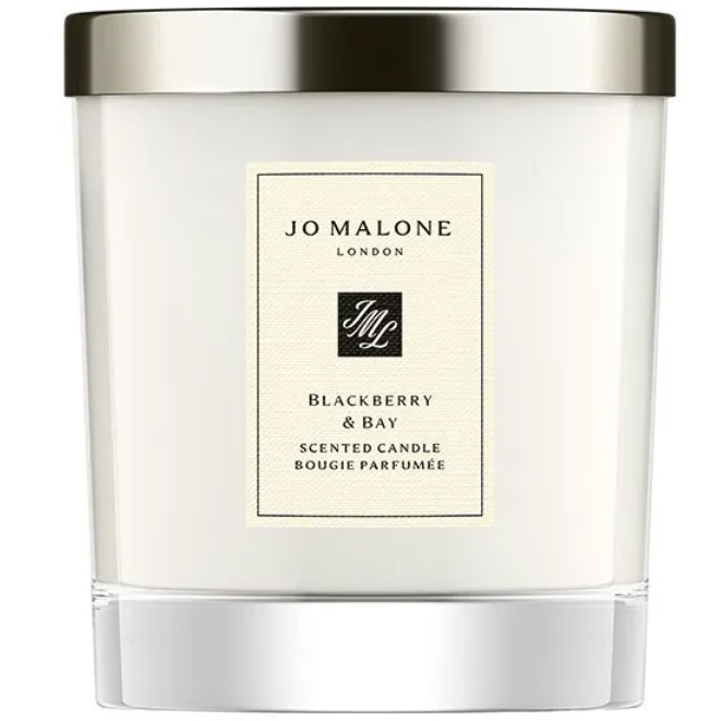 專櫃正貨 倫敦JO MALONE 黑莓子與月桂葉香氛工藝蠟燭 黑石榴 青檸羅勒與柑橘 藍風鈴 薑餅 女王女神節禮物送禮-規格圖1
