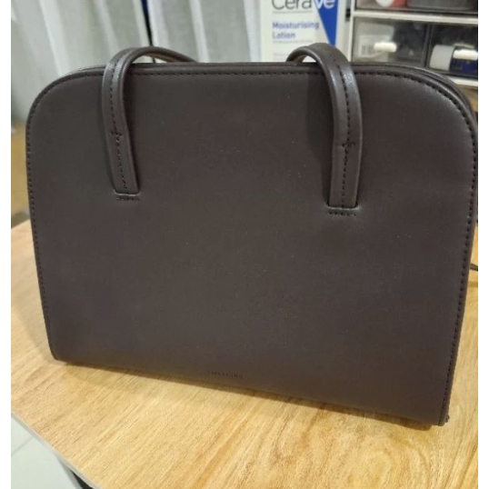 SAMO ONDOH 韓國潮流包包肩背包側背包 my bag s-sand 棕咖啡色 二手 母親節媽媽送禮禮物 特價-細節圖2