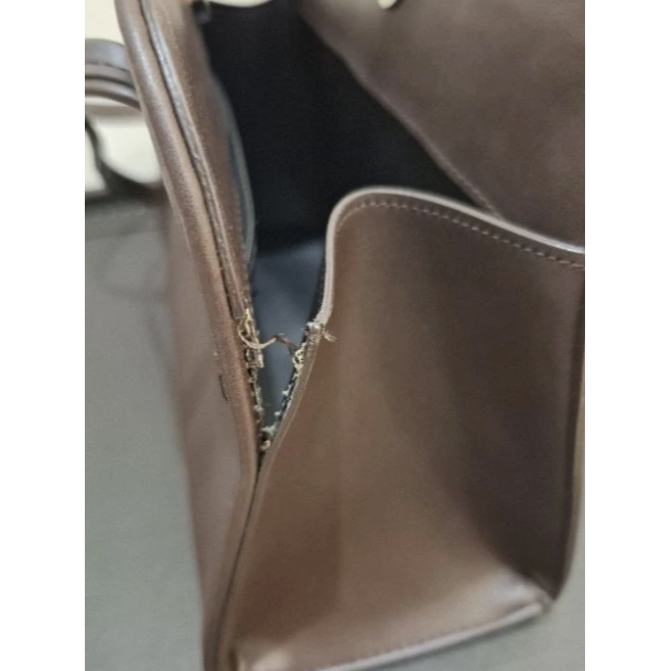 SAMO ONDOH 韓國潮流包包肩背包側背包 my bag s-sand 棕咖啡色 二手 母親節媽媽送禮禮物 特價-細節圖5
