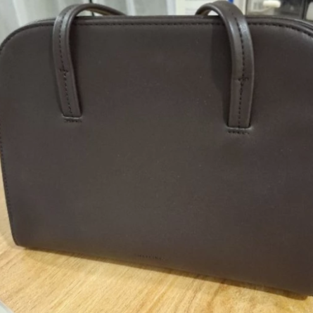 SAMO ONDOH 韓國潮流包包肩背包側背包 my bag s-sand 棕咖啡色 二手 年中狂歡慶送禮禮物 特價-細節圖2