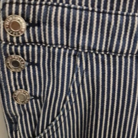 PULL & BEAR 丹寧牛仔吊帶長褲 二手 年中狂歡慶禮物送禮-細節圖4