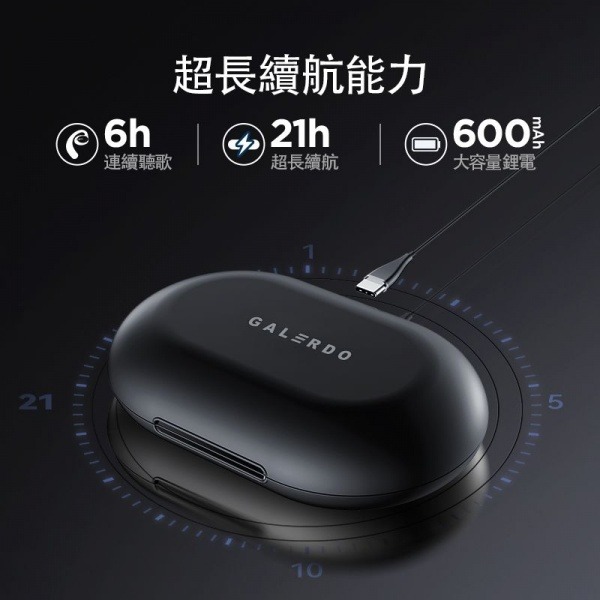 卡洛動路跑精靈|Galerdo Air氣傳導藍芽運動耳機-細節圖9