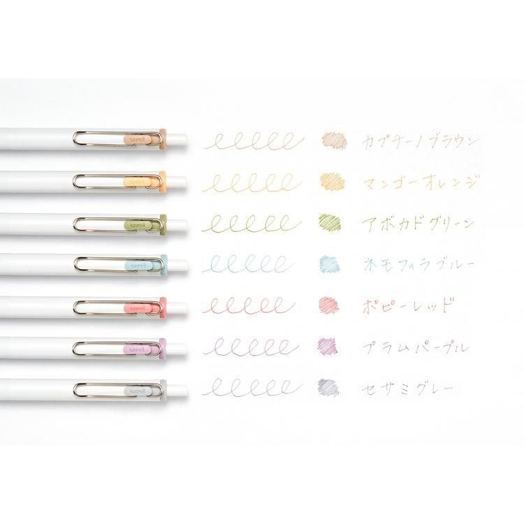 Uni ball one 鋼珠筆Fika color限定色 0.5散裝套組-細節圖2