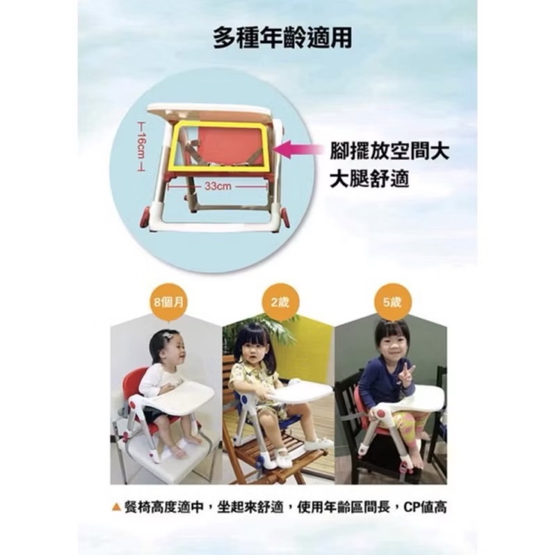 英國《Apramo Flippa》可攜式兩用兒童餐椅 折疊餐椅 現貨供應 迪士尼餐椅-細節圖6
