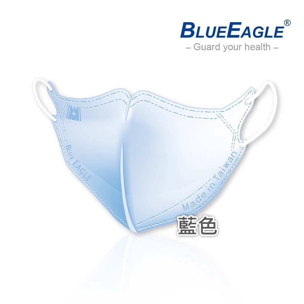 藍鷹牌 N95立體型成人醫用口罩 50片x1盒-規格圖4