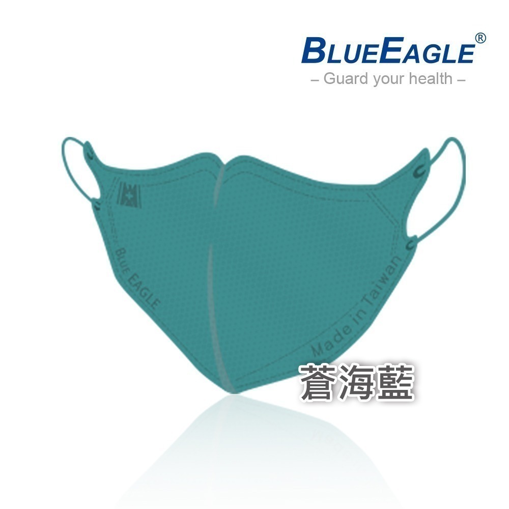 藍鷹牌 N95立體型成人醫用口罩 五層防護 50片x1盒-規格圖8