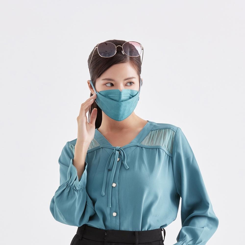 藍鷹牌 N95 4D立體型醫療成人口罩 10片x1盒 台灣製口罩 14色可選-細節圖6