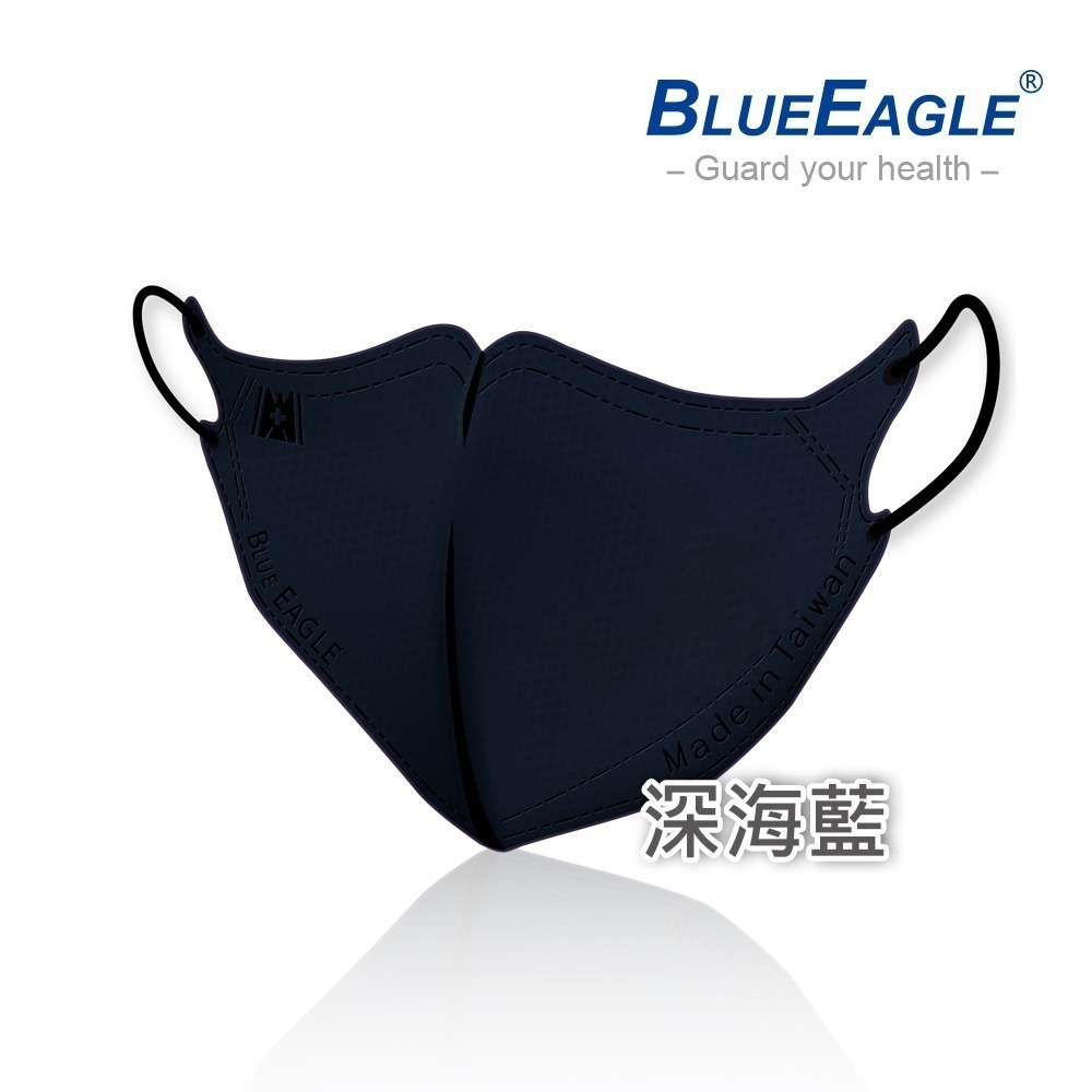 藍鷹牌 N95醫用3D立體口罩 青少年款 50片x1盒-規格圖1