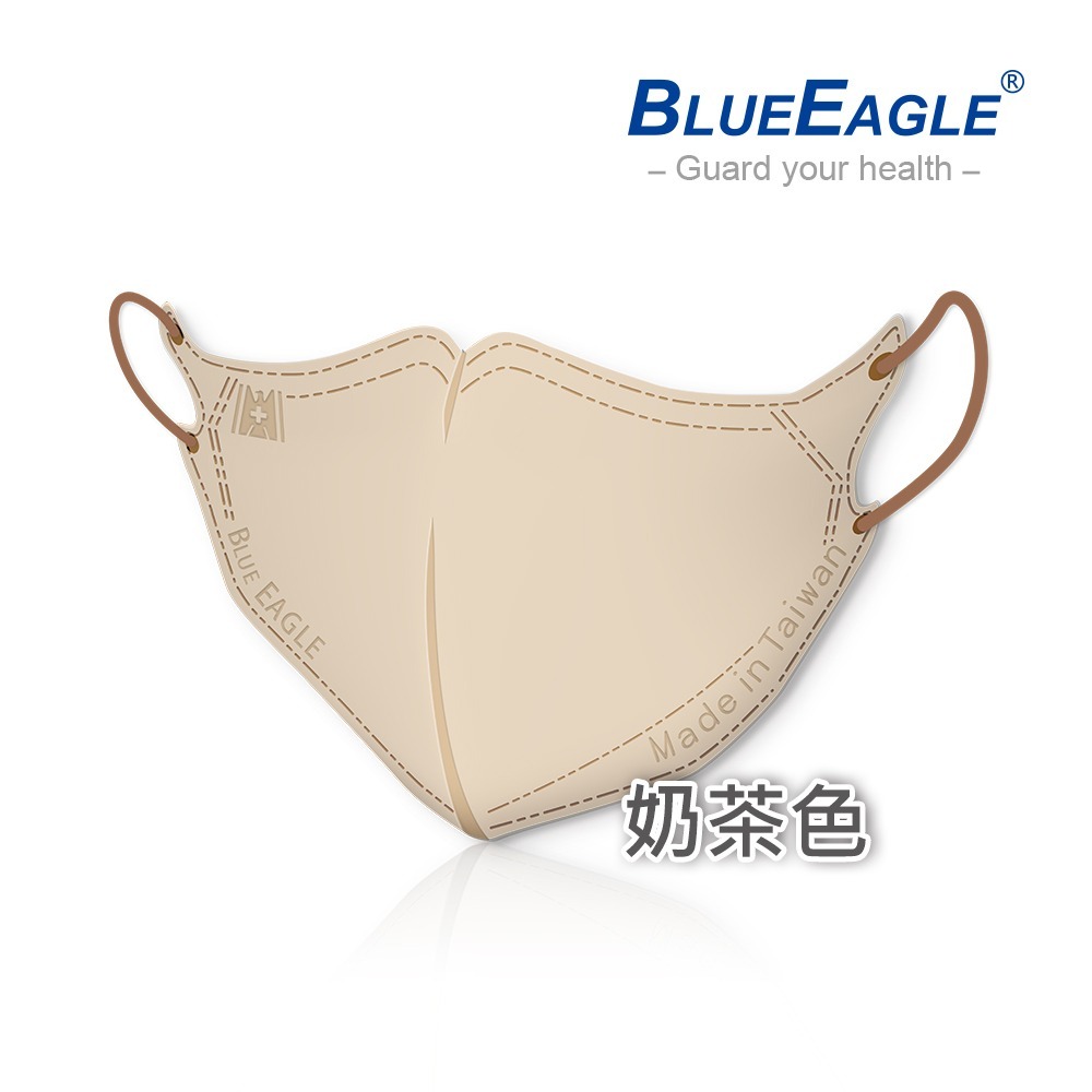 藍鷹牌 N95醫用3D立體口罩 青少年款 50片x1盒-規格圖1