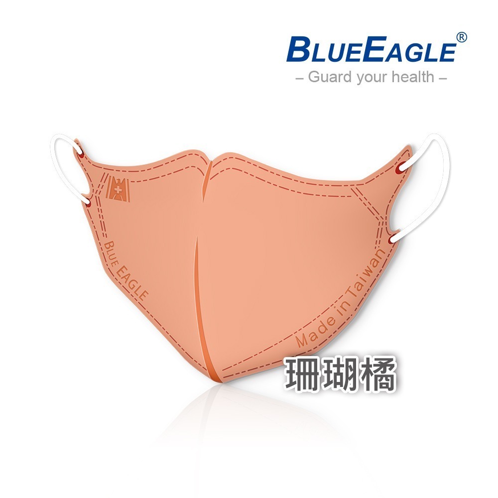 藍鷹牌 N95醫用3D立體口罩 青少年款 50片x1盒-規格圖1