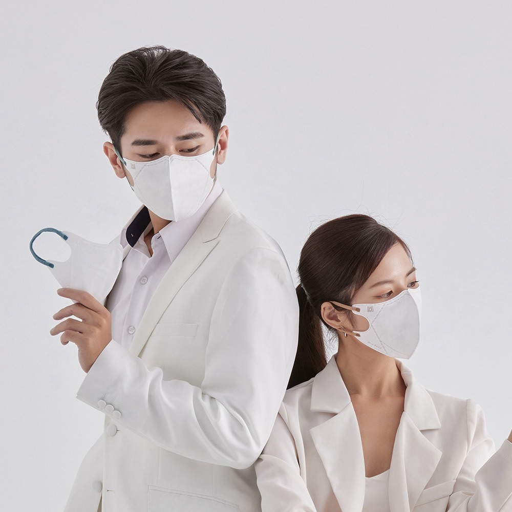 藍鷹牌 N95醫用立體型成人口罩 極簡白系列 30片x1盒 三款耳帶顏色可選-細節圖6