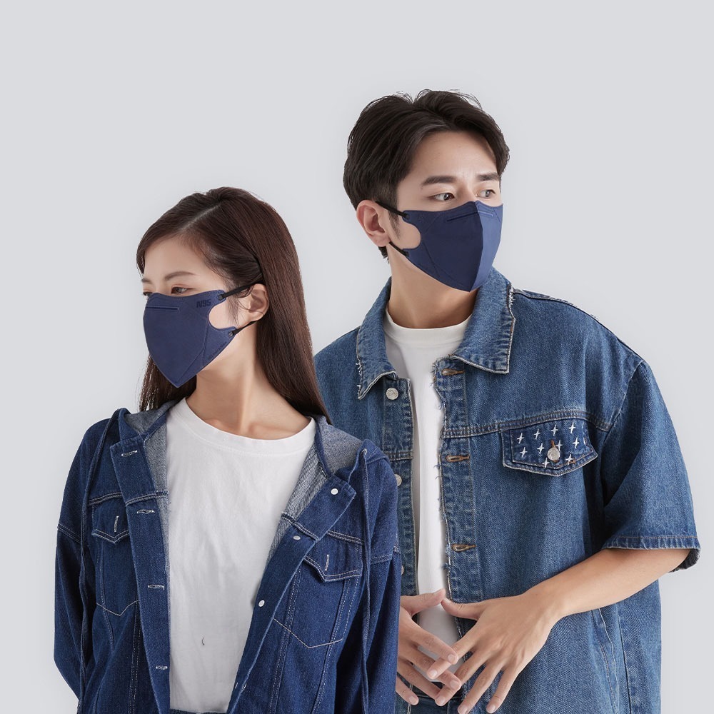 藍鷹牌 壓條款 N95醫用立體型成人口罩 五層防護 50片x1盒-細節圖3