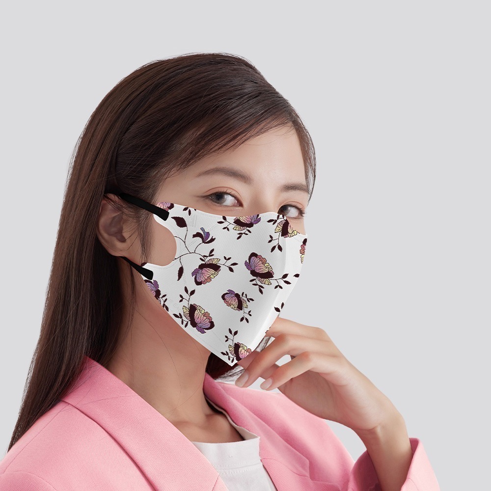 藍鷹牌 N95 立體型醫用成人口罩 與藝術共舞-戀上巴洛克系列 10片/盒-細節圖2