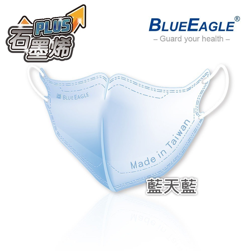 藍鷹牌 N95石墨烯 3D立體型6-10歲兒童醫用口罩 50片x1盒-規格圖8