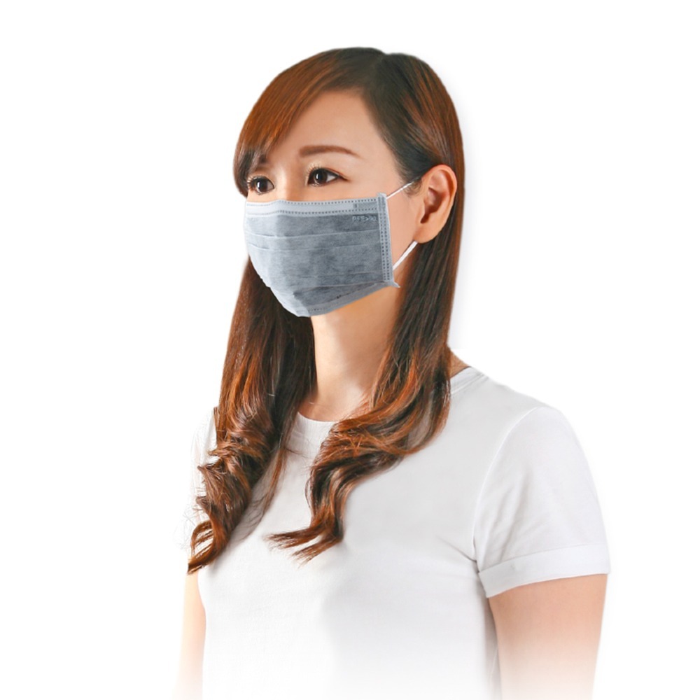 PHOENIX 成人活性碳平面口罩 單片獨立包裝 50片x1盒 NP-12CK-細節圖2