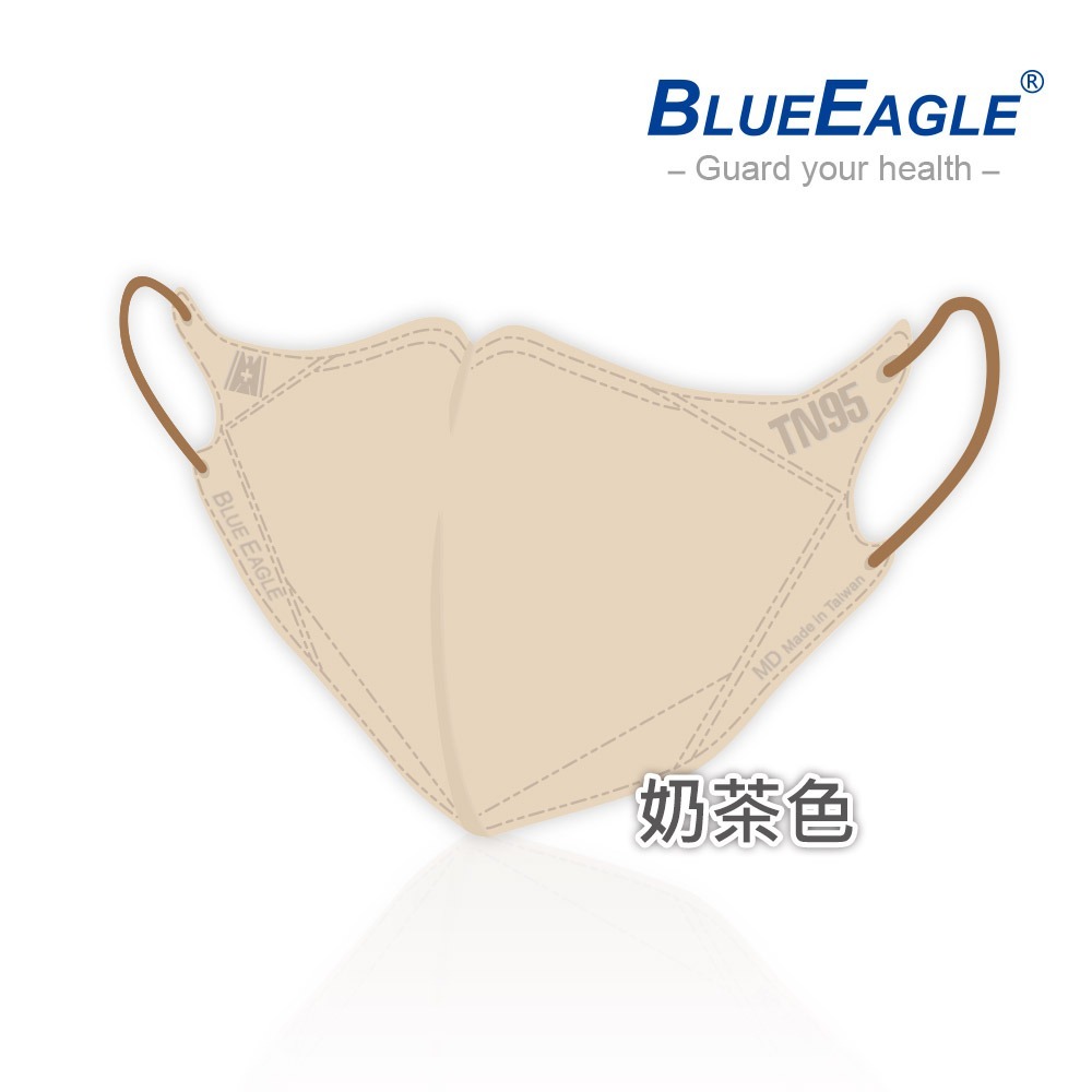 藍鷹牌 TN95立體型成人醫用口罩 50片x1盒-規格圖1