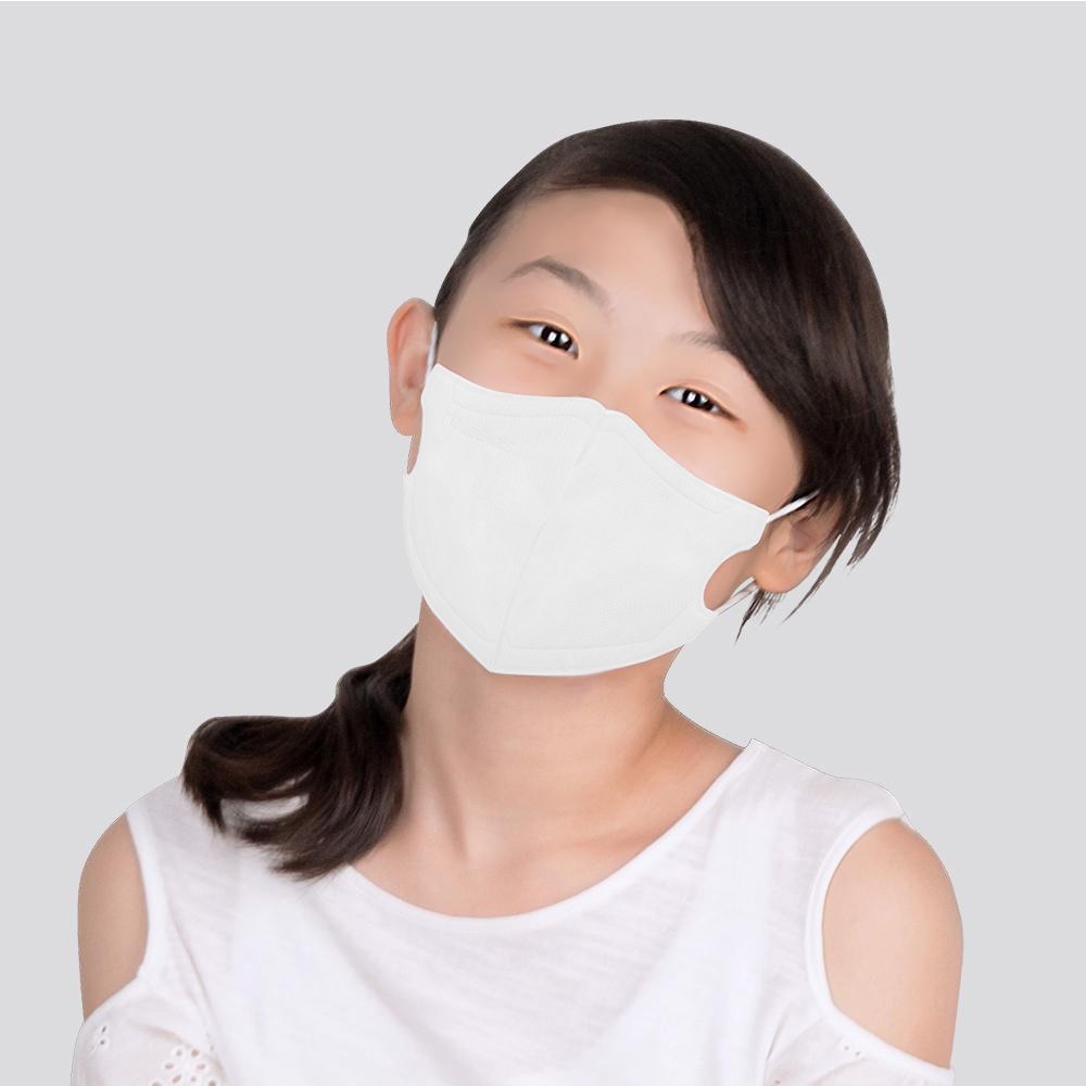 藍鷹牌 立體型N95醫用口罩 雲朵白 成人/兒童水針布 10片x1盒-規格圖4