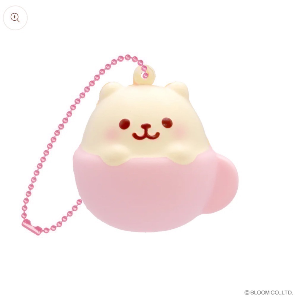 ibloom 日本 正版 可愛 小白熊 迷你 巧克力 盲盒 吊飾 squishy 軟軟 捏捏 慢回彈 聖誕 交換 禮物-細節圖3