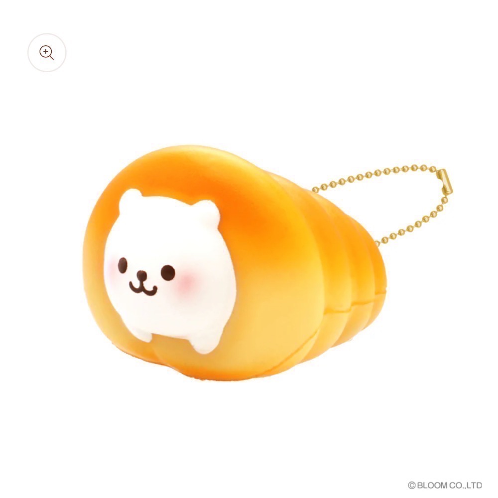 iBLOOM 日本 正版 可愛 小白熊 迷你 麵包 盲盒 吊飾  squishy 軟軟 捏捏 慢回彈  聖誕 交換 禮物-細節圖2