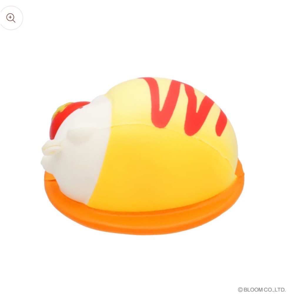 iBLOOM 日本 正版 晚安餐廳 仿真 小白熊 marmo 蛋包飯 四款 盒裝 squishy 軟軟 捏捏 慢回彈-細節圖3