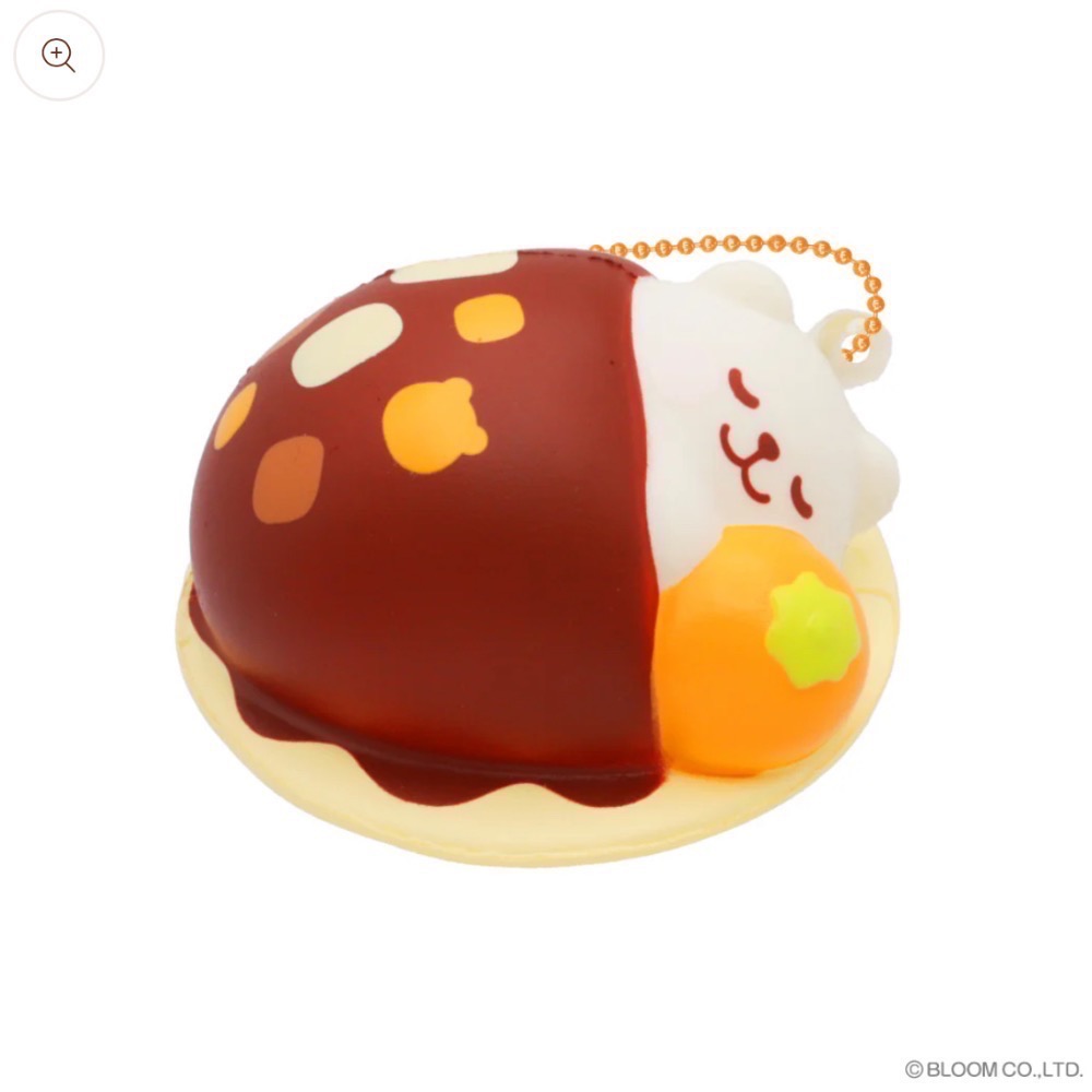 iBLOOM 日本 正版 晚安餐廳 仿真 小白熊 marmo 蛋包飯 四款 盒裝 squishy 軟軟 捏捏 慢回彈-細節圖7
