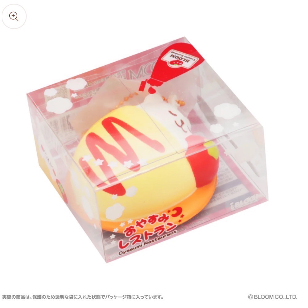 iBLOOM 日本 正版 晚安餐廳 仿真 小白熊 marmo 蛋包飯 四款 盒裝 squishy 軟軟 捏捏 慢回彈-細節圖9