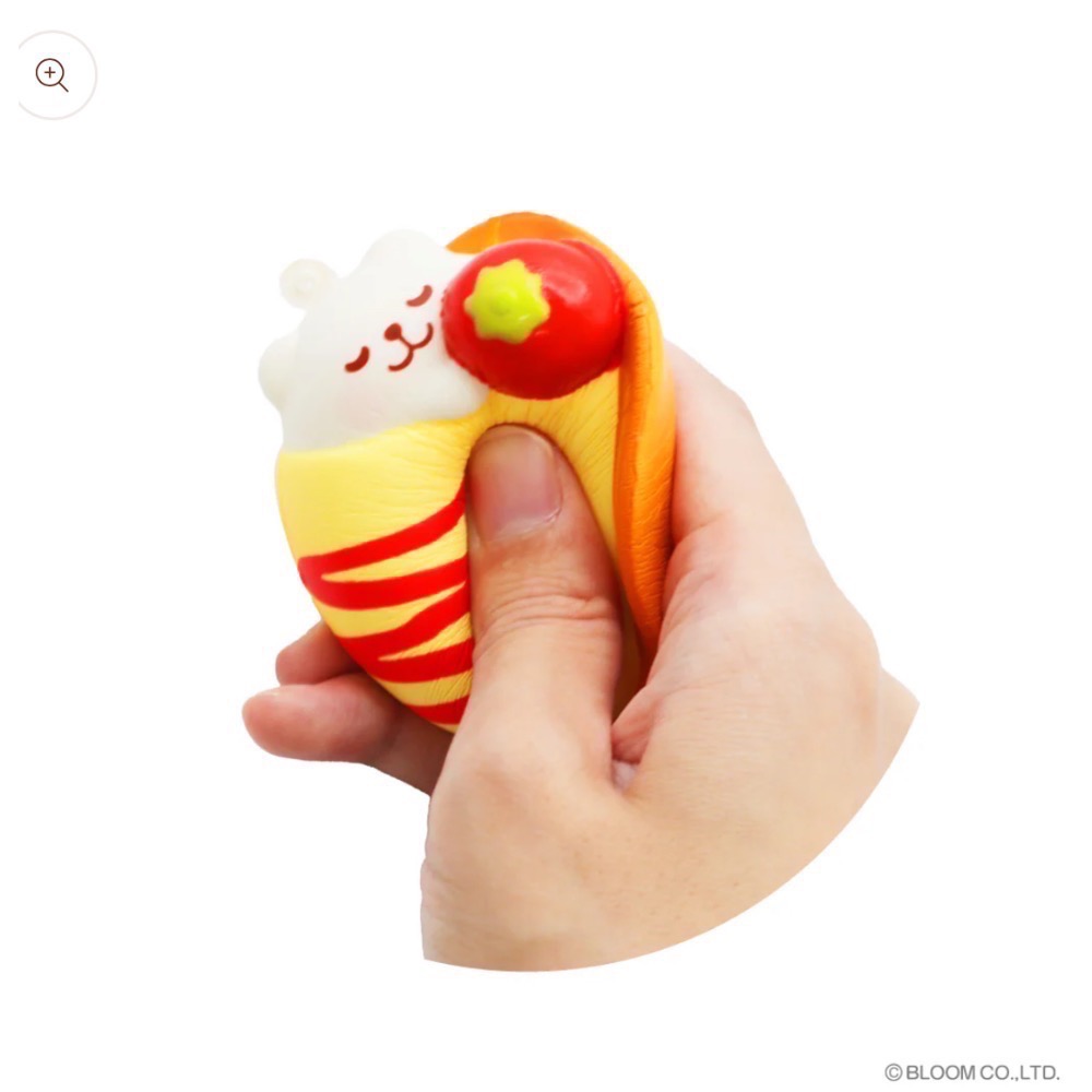 iBLOOM 日本 正版 晚安餐廳 仿真 小白熊 marmo 蛋包飯 四款 盒裝 squishy 軟軟 捏捏 慢回彈-細節圖10