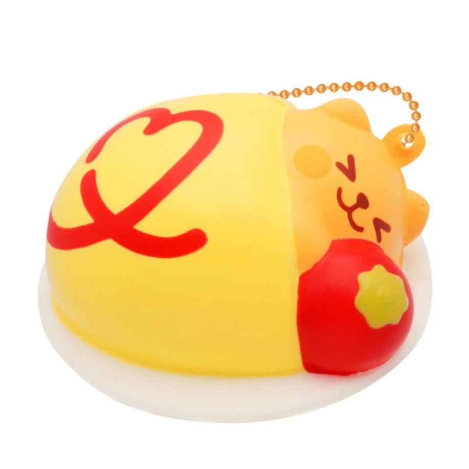 iBLOOM 日本 正版 晚安餐廳 仿真 小白熊 marmo 蛋包飯 四款 盒裝 squishy 軟軟 捏捏 慢回彈-規格圖10