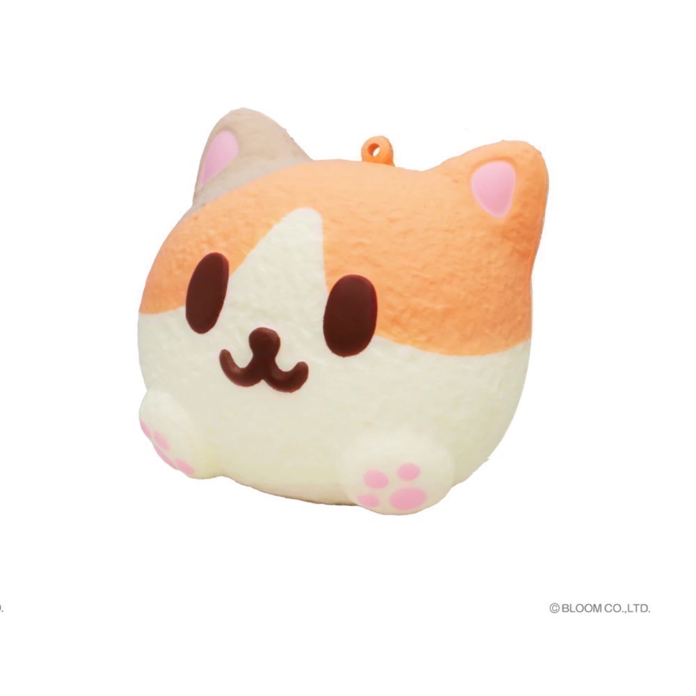 iBLOOM  日本 正版 可愛 迷你 貓頭  mini 吊飾 盒裝 SQUISHY 軟軟 捏捏 慢回彈 紓壓-細節圖3