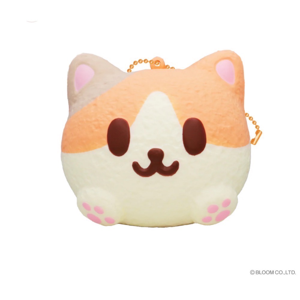 iBLOOM  日本 正版 可愛 迷你 貓頭  mini 吊飾 盒裝 SQUISHY 軟軟 捏捏 慢回彈 紓壓-規格圖8