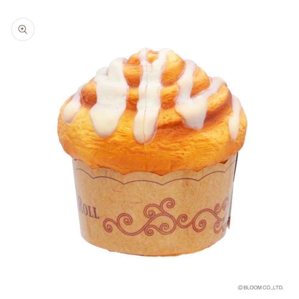 iBLOOM  日本 正版 美味 仿真 經典 肉桂捲 麵包 盒裝 squishy 軟軟 捏捏 慢回彈 紓壓-細節圖2