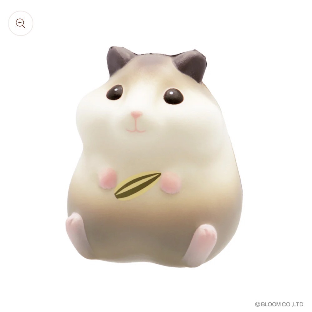 iBloom 日本 正版 可愛 柔軟 蓬鬆的倉鼠 限定款 盒裝 squishy 軟軟 捏捏 慢回彈 舒壓-細節圖2