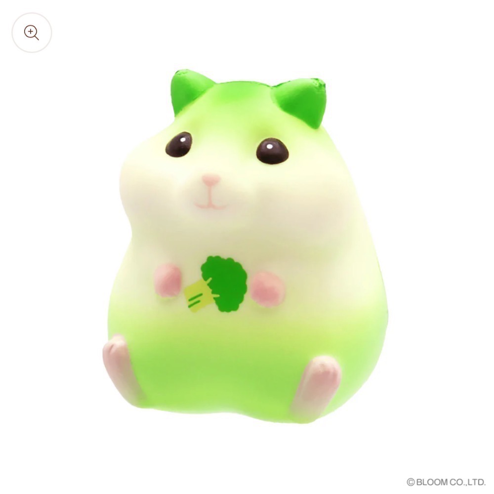 iBloom 日本 正版 可愛 柔軟 蓬鬆的倉鼠 限定款 盒裝 squishy 軟軟 捏捏 慢回彈 舒壓-細節圖8