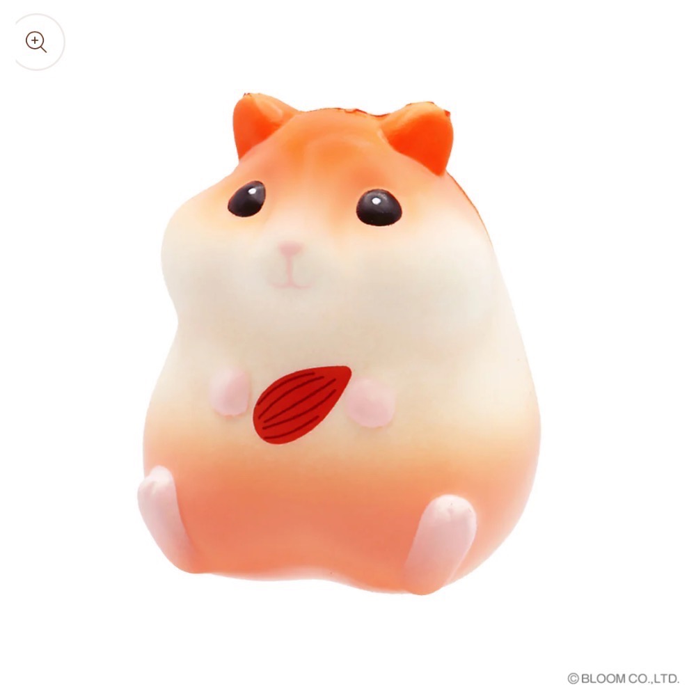 iBloom 日本 正版 可愛 柔軟 蓬鬆的倉鼠 限定款 盒裝 squishy 軟軟 捏捏 慢回彈 舒壓-細節圖6