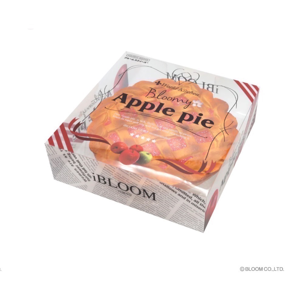 iBLOOM 日本 正版 Big 夢幻 仿真 巨大 蘋果派 極光款 蛋糕 盒裝 Squishy 軟軟 捏捏 慢回彈 紓壓-細節圖5