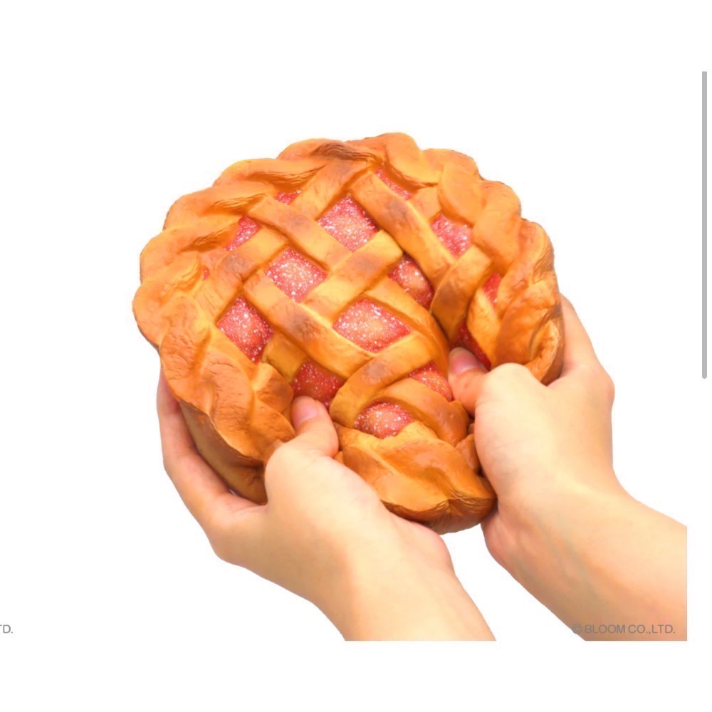 iBLOOM 日本 正版 Big 夢幻 仿真 巨大 蘋果派 極光款 蛋糕 盒裝 Squishy 軟軟 捏捏 慢回彈 紓壓-細節圖6