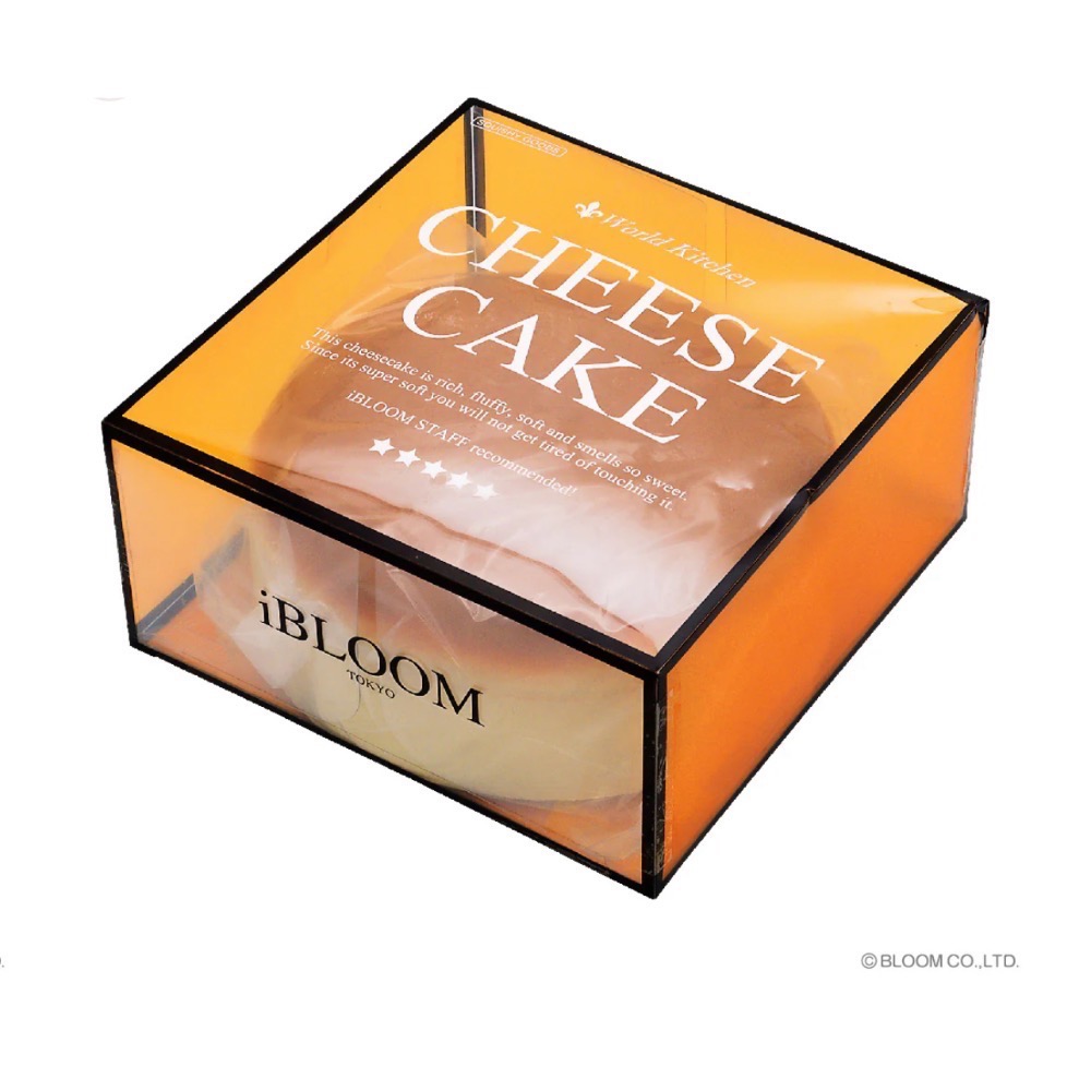 iBLOOM 日本 正版 巨大 芝士蛋糕 起士蛋糕 盒裝  JUMBO SQUISHY 軟軟 捏捏 慢回彈 舒壓-細節圖2