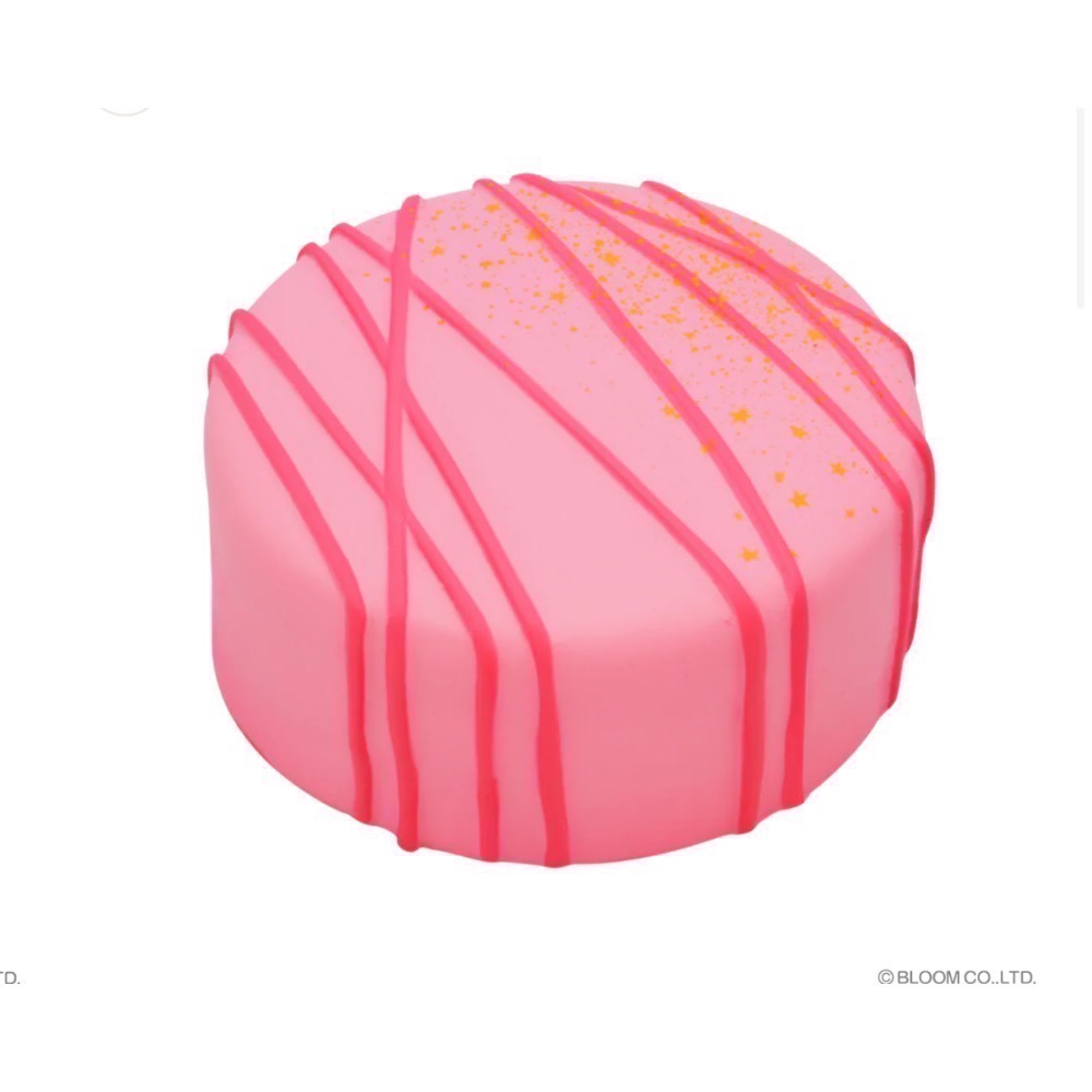 ibloom 日本 正版 線條蛋糕 粉色 藍色 mini 薩赫 小號 盒裝 squishy 軟軟 捏捏 慢回彈 紓壓-細節圖3