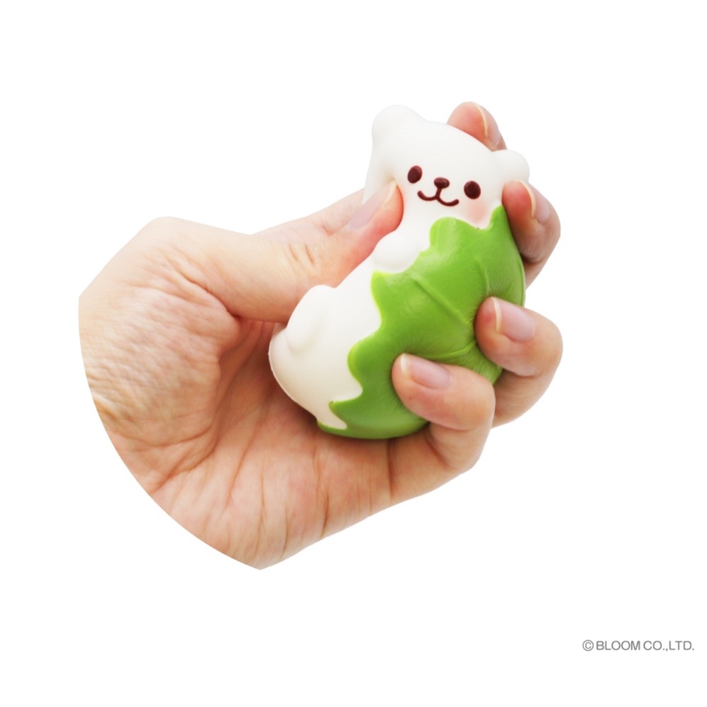 iBloom 日本 可愛 Marmo 白熊餅 柏餅 盒裝 squishy 軟軟 捏捏 慢回彈 舒壓-細節圖9