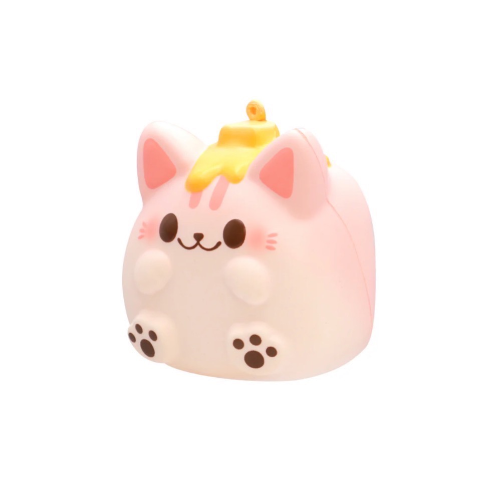 iBloom 日本 可愛 黃油貓咪 手撕四角麵包 方塊麵包 Squishy 軟軟 捏捏 慢回彈 舒壓-細節圖6